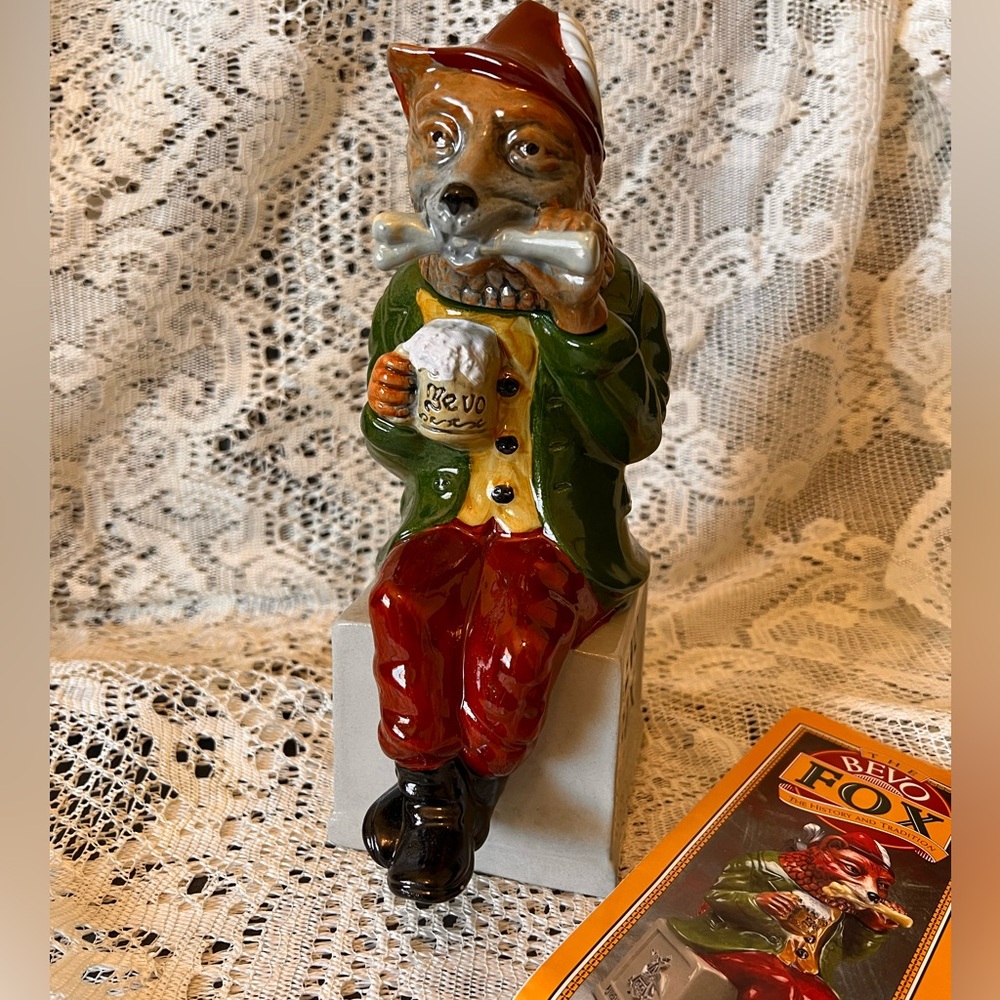 BEVO FOX Stein Anheuser Busch 1991 made in Germany #435